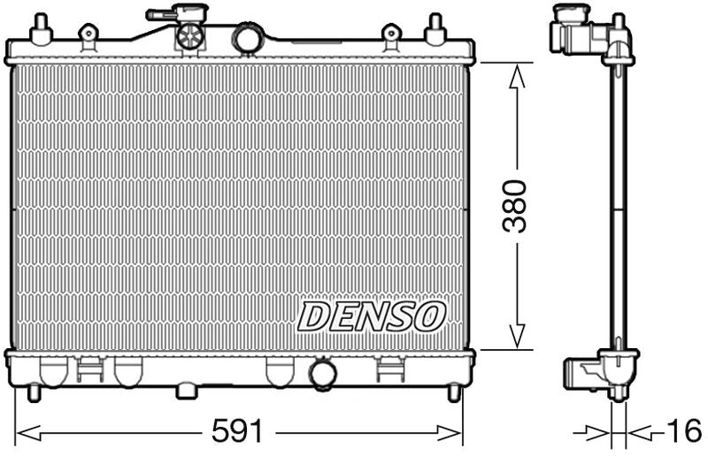 Denso Radiator DRM46040