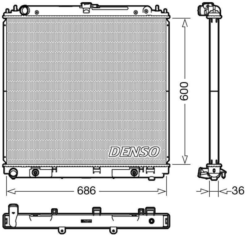 Denso Radiator DRM46042