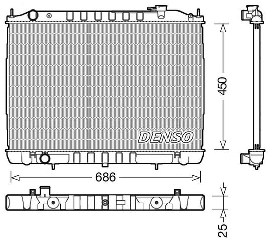 Denso Radiator DRM46050