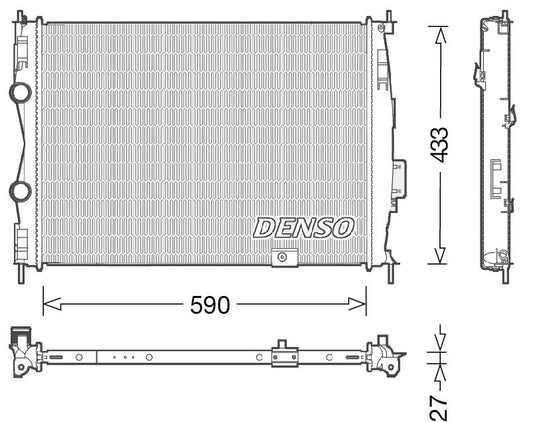 Denso Radiator DRM46051