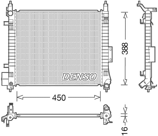 Denso Radiator DRM46054