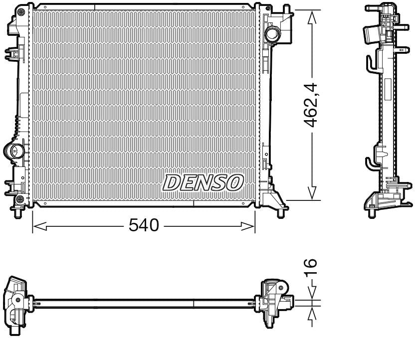 Denso Radiator DRM46062