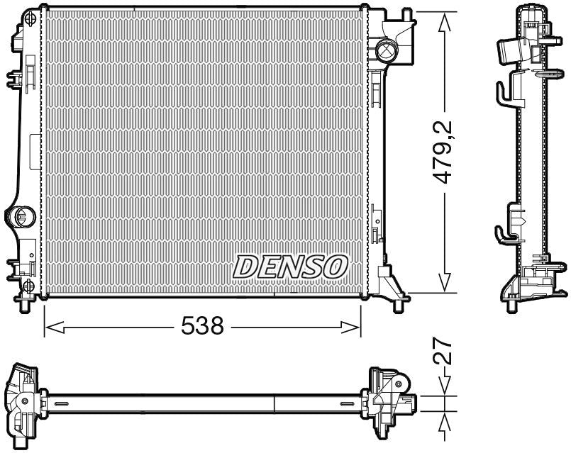 Denso Radiator DRM46064