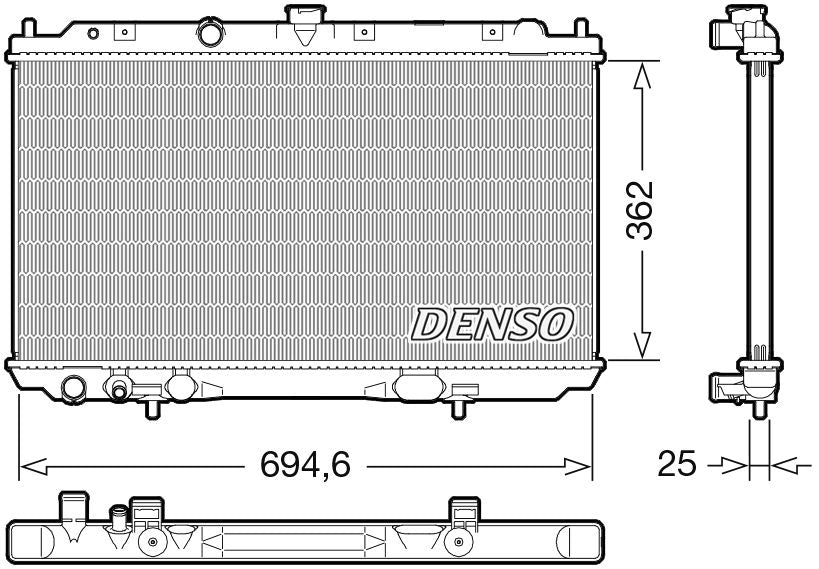 Denso Radiator DRM46073