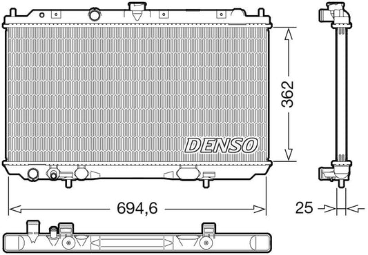 Denso Radiator DRM46073