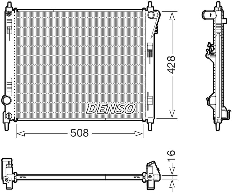Denso Radiator DRM46075