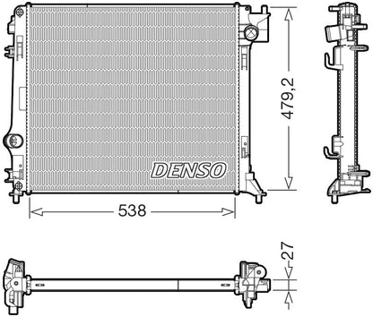 Denso Radiator DRM46080