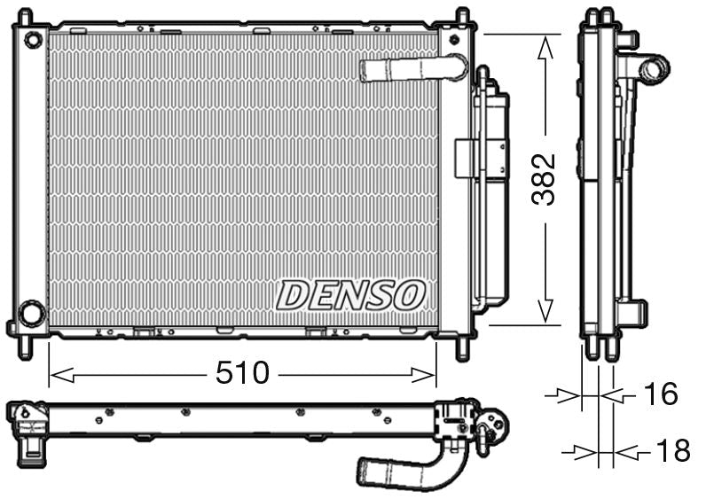 Denso Radiator DRM46101
