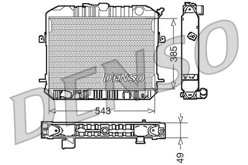 Denso Radiator DRM46200