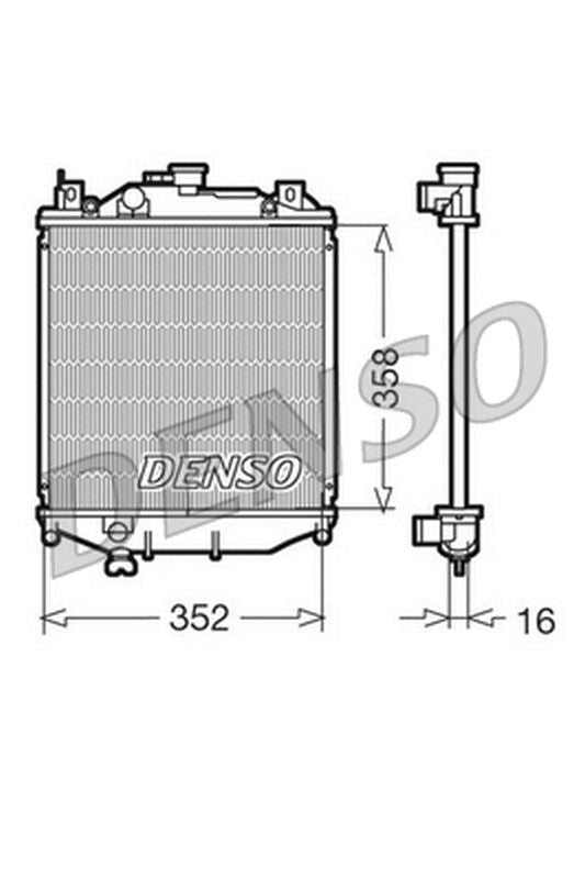 Denso Radiator DRM47005