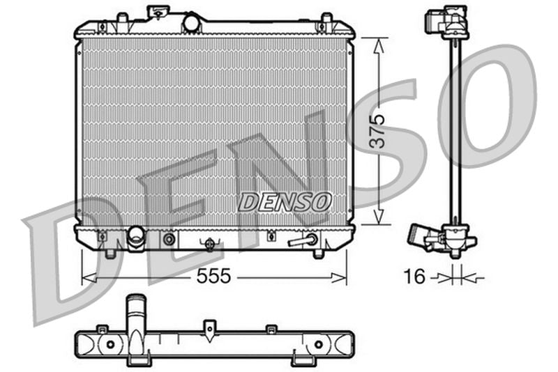 Denso Radiator DRM47007