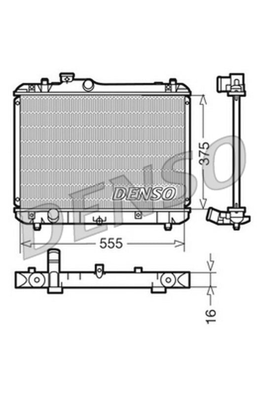 Denso Radiator DRM47008