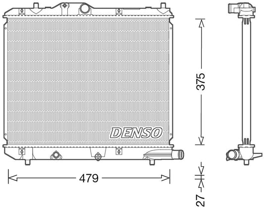Denso Radiator DRM47013