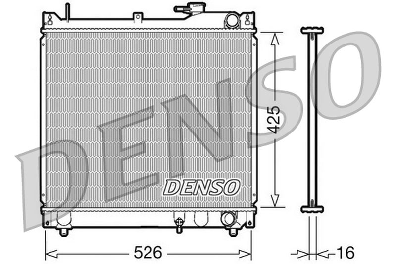 Denso Radiator DRM47015