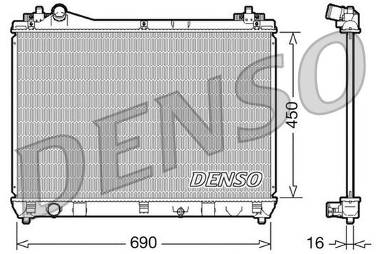Denso Radiator DRM47016