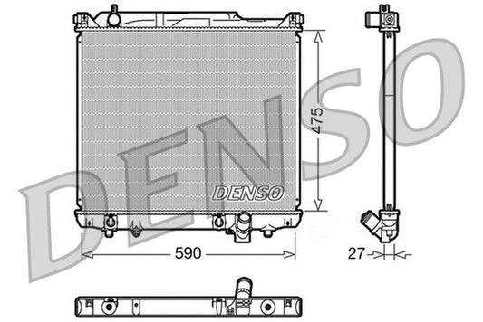 Denso Radiator DRM47020