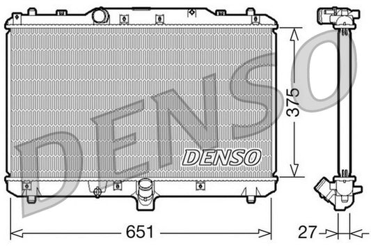 Denso Radiator DRM47022