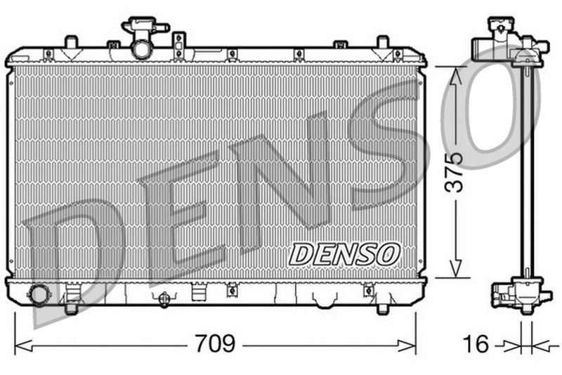 Denso Radiator DRM47023