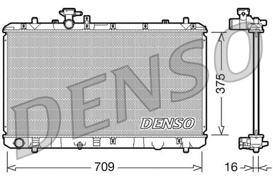 Denso Radiator DRM47023
