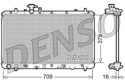 Denso Radiator DRM47024