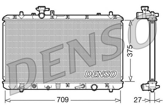 Denso Radiator DRM47025