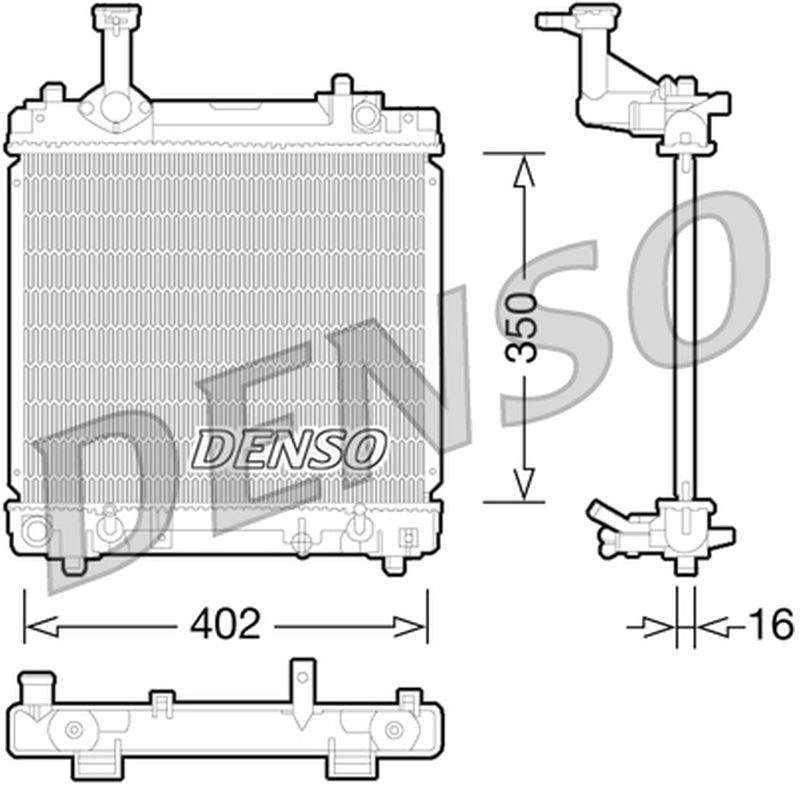 Denso Radiator DRM47027