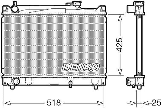 Denso Radiator DRM47030