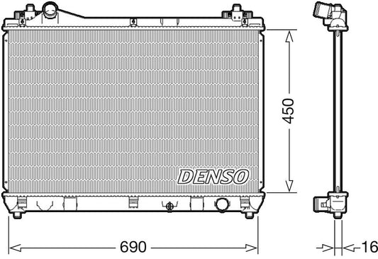 Denso Radiator DRM47031