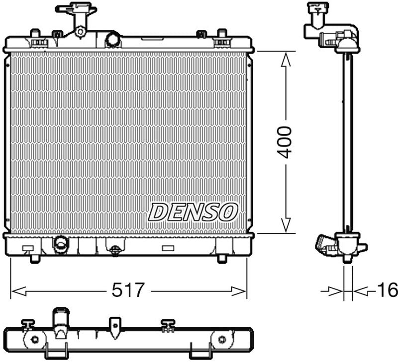 Denso Radiator DRM47032