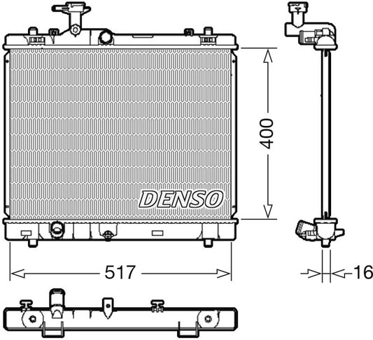 Denso Radiator DRM47032