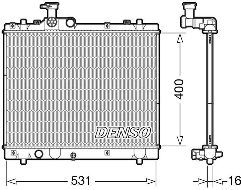 Denso Radiator DRM47034