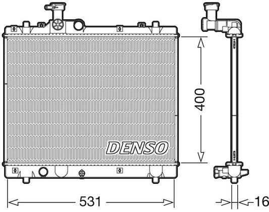 Denso Radiator DRM47034