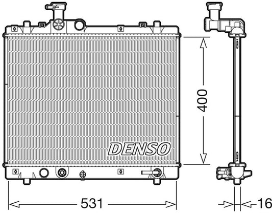 Denso Radiator DRM47035