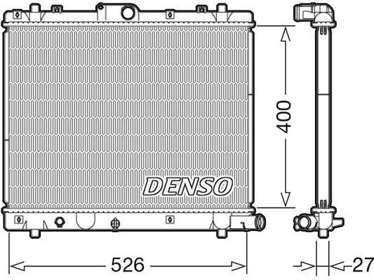 Denso Radiator DRM47036