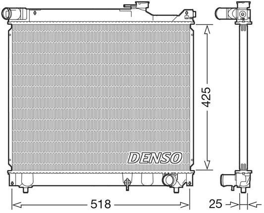 Denso Radiator DRM47037
