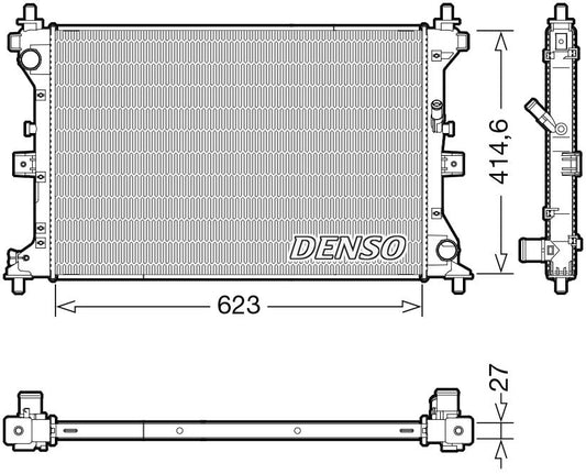 Denso Radiator DRM47039