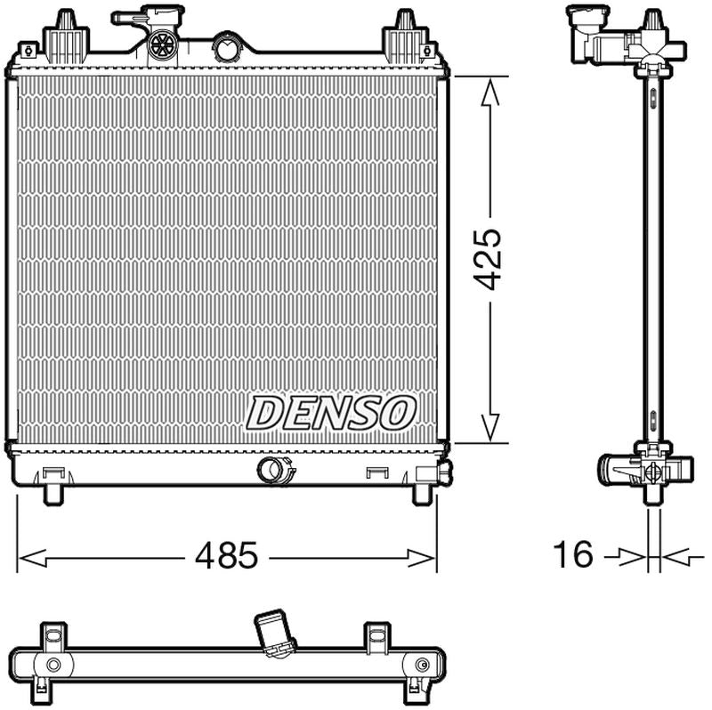 Denso Radiator DRM47042