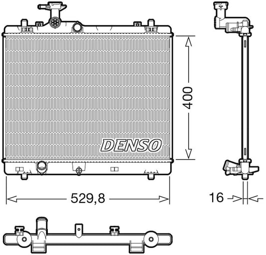 Denso Radiator DRM47043