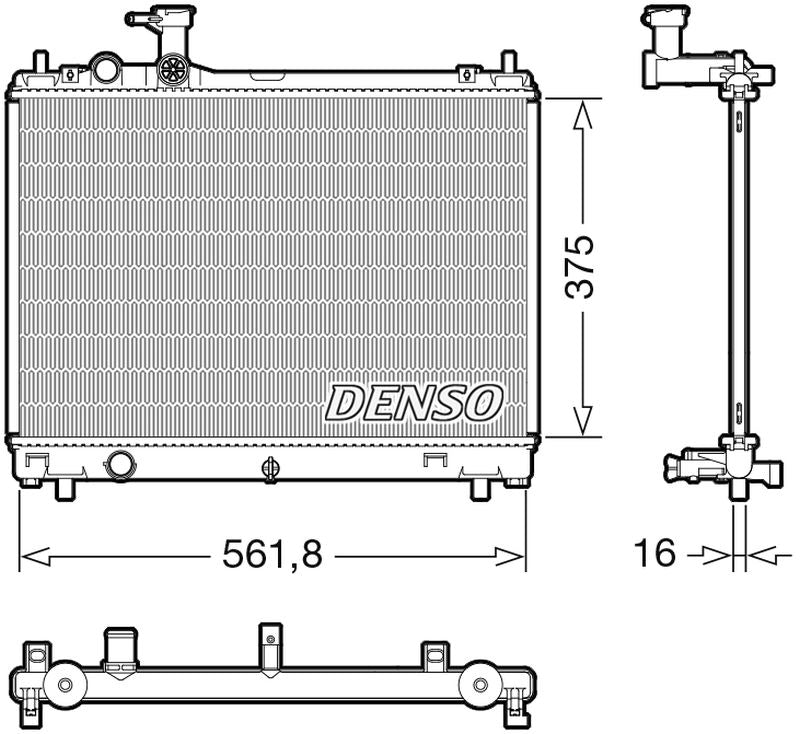 Denso Radiator DRM47044