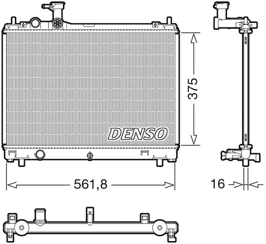 Denso Radiator DRM47044