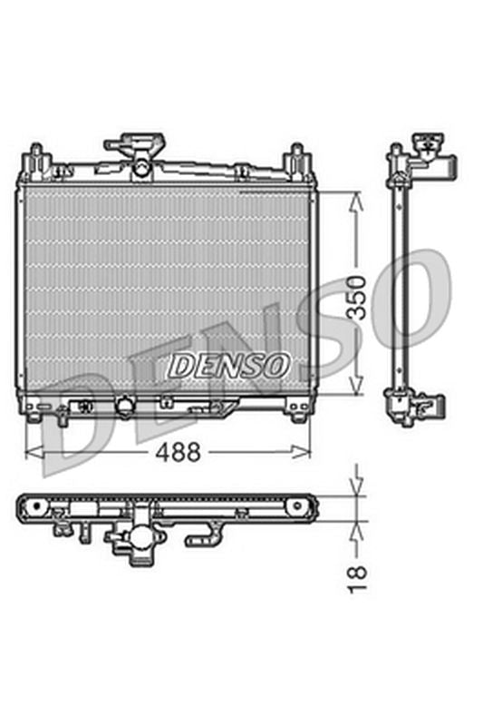 Denso Radiator DRM50002