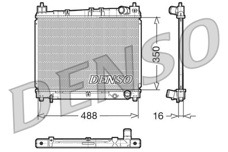 Denso Radiator DRM50006
