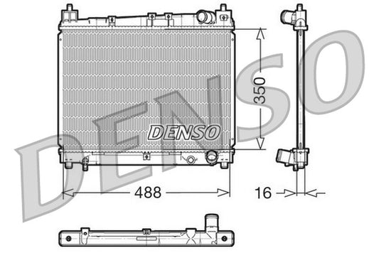 Denso Radiator DRM50006
