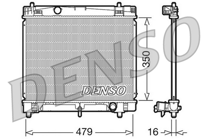 Denso Radiator DRM50008
