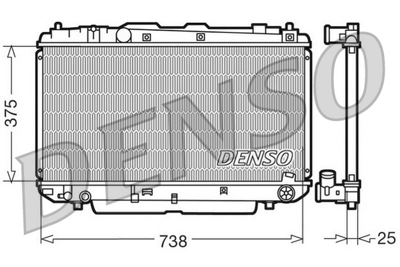 Denso Radiator DRM50021