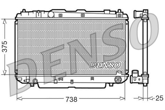 Denso Radiator DRM50021