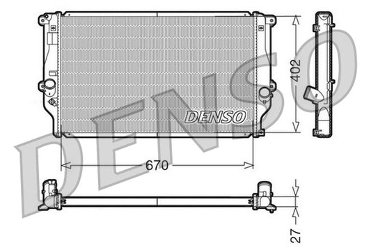 Denso Radiator DRM50025