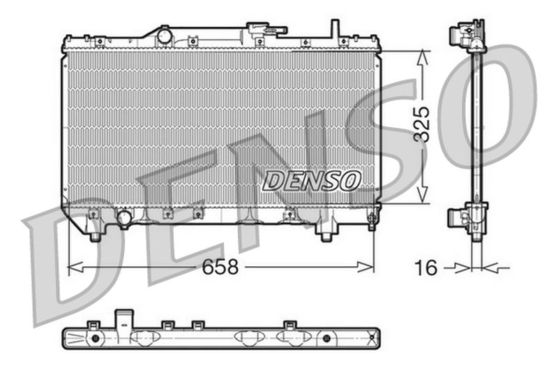 Denso Radiator DRM50028