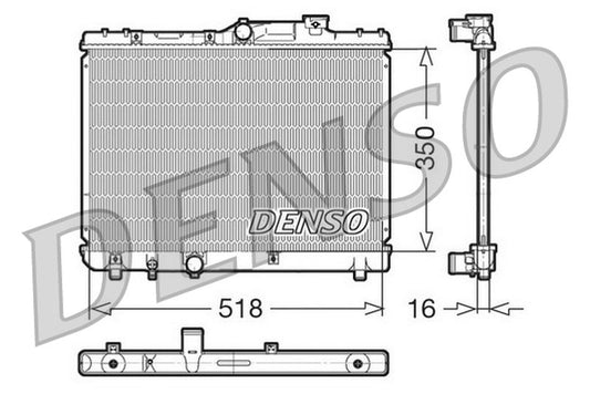 Denso Radiator DRM50029