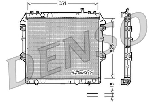 Denso Radiator DRM50038